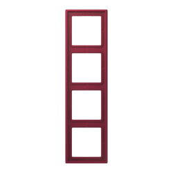 Jung Rahmen, 4-fach, LE CORBUSIER, le rubis LC984255