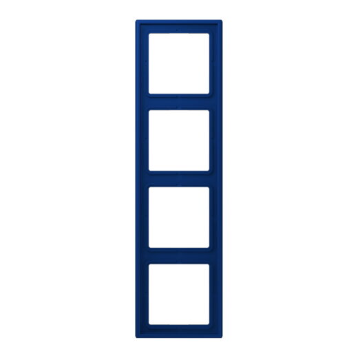 Jung Rahmen, 4-fach, LE CORBUSIER, bleu outremer foncé LC984261