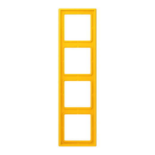 Jung Rahmen, 4-fach, LE CORBUSIER, le jaune vif LC984263