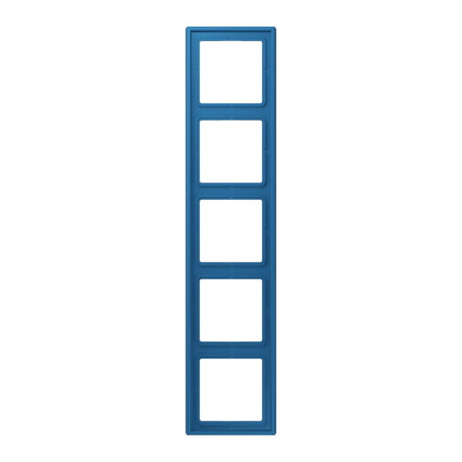 Jung Rahmen, 5-fach, LE CORBUSIER, bleu céruléen 31 LC985211