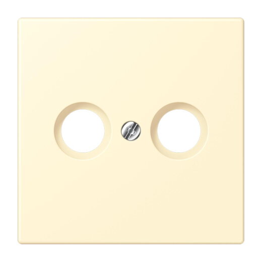 Jung Abdeckung für Antennendosen, Thermoplast lackiert, Serie LS, blanc LC990TV201