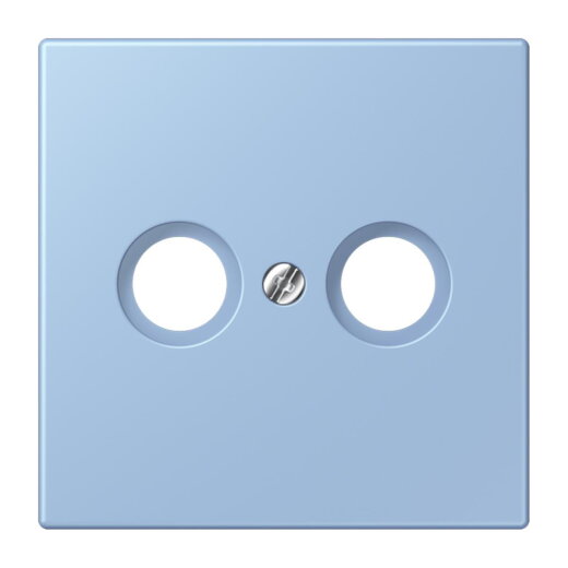 Jung Abdeckung für Antennendosen, Thermoplast lackiert, Serie LS, outremer moyen LC990TV207