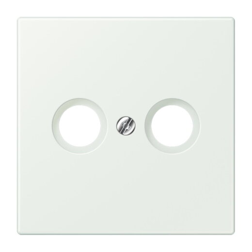 Jung Abdeckung für Antennendosen, Thermoplast lackiert, Serie LS, outremer gris LC990TV210