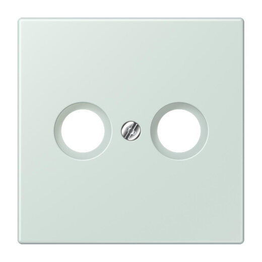 Jung Abdeckung für Antennendosen, Thermoplast lackiert, Serie LS, céruléen pale LC990TV215