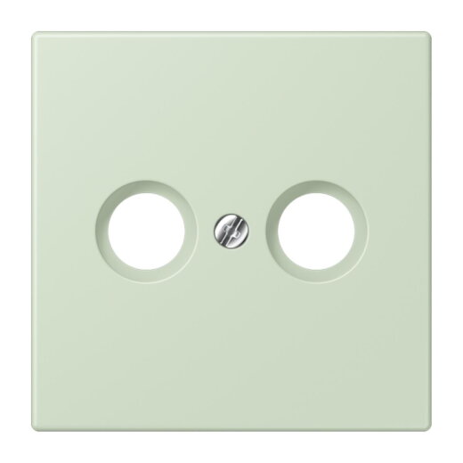 Jung Abdeckung für Antennendosen, Thermoplast lackiert, Serie LS, vert anglâis pale LC990TV218