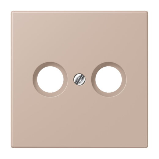 Jung Abdeckung für Antennendosen, Thermoplast lackiert, Serie LS, ombre br?lée claire LC990TV240