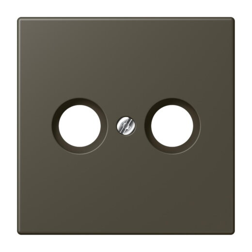 Jung Abdeckung für Antennendosen, Thermoplast lackiert, Serie LS, ombre naturelle 31 LC990TV241