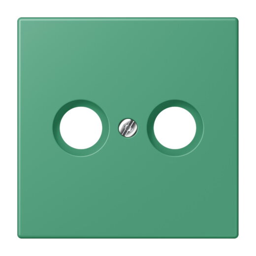 Jung Abdeckung für Antennendosen, Thermoplast lackiert, Serie LS, vert 59 LC990TV250