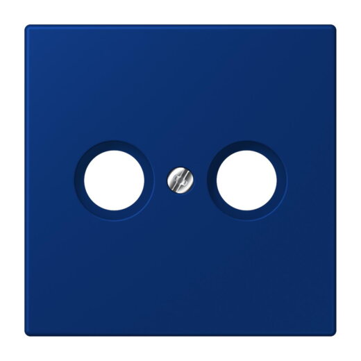 Jung Abdeckung für Antennendosen, Thermoplast lackiert, Serie LS, bleu outremer foncé LC990TV261