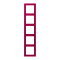 Jung Rahmen, 5-fach, LE CORBUSIER, rouge rubia LC985230