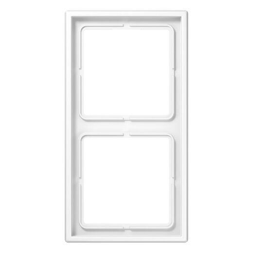 Jung Rahmen 2fach, Duroplast antimikrobiell, LS 990, alpinweiß SPLS982WW