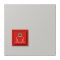 Jung Notrufsystem Ruftaster, Serie LS, gris clair 31 NRSLC0834RT205