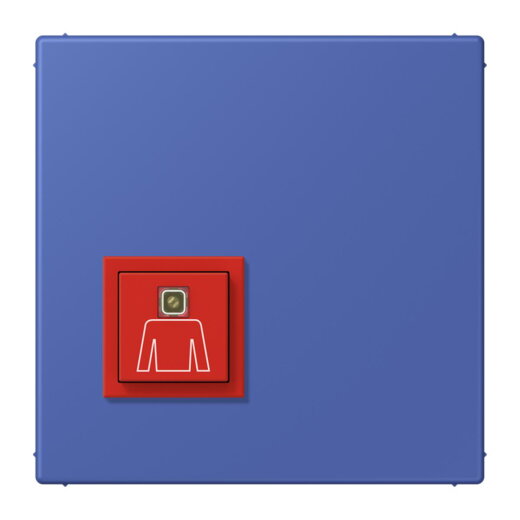 Jung Notrufsystem Ruftaster, Serie LS, bleu outremer 31 NRSLC0834RT206