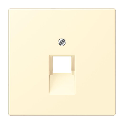 Jung Abdeckung für IAE/UAE-Anschlussdosen 1 x 8-polig, Thermoplast lackiert, Serie LS, blanc LC969-1UA201