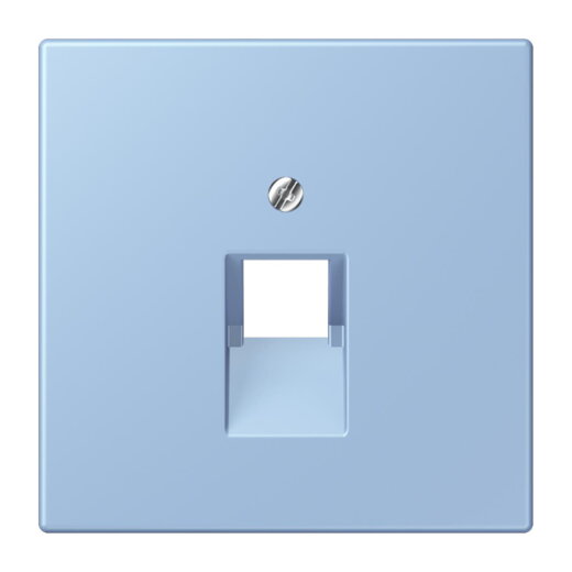 Jung Abdeckung für IAE/UAE-Anschlussdosen 1 x 8-polig, Thermoplast lackiert, Serie LS, outremer moyen LC969-1UA207