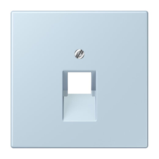 Jung Abdeckung für IAE/UAE-Anschlussdosen 1 x 8-polig, Thermoplast lackiert, Serie LS, outremerclair LC969-1UA208