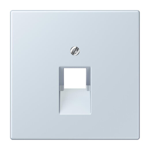 Jung Abdeckung für IAE/UAE-Anschlussdosen 1 x 8-polig, Thermoplast lackiert, Serie LS, outremer pale LC969-1UA209