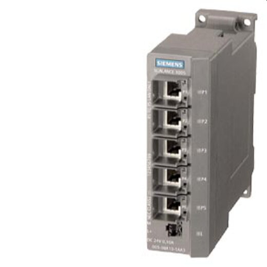 Siemens Industrial Ethernet Switch SCALANCE X005 Entry Level 5x10/100 Mbits 6GK5005-0BA10-1AA3