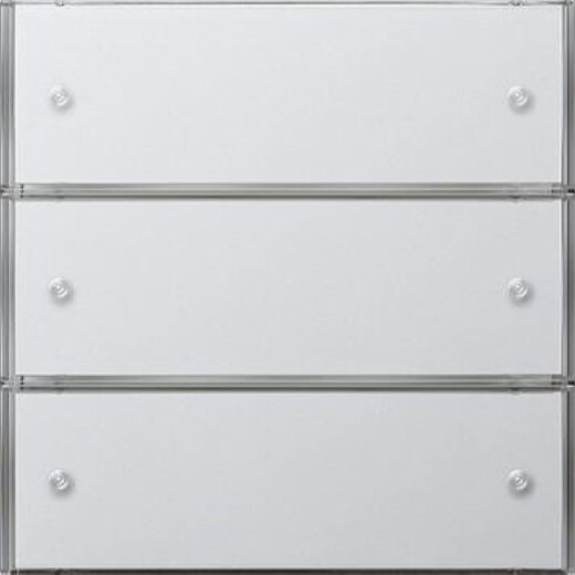 Gira Tastsensor 2023112 3 KNX Basis 3fach Flaeche rw