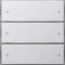 Gira Tastsensor 2023112 3 KNX Basis 3fach Flaeche rw