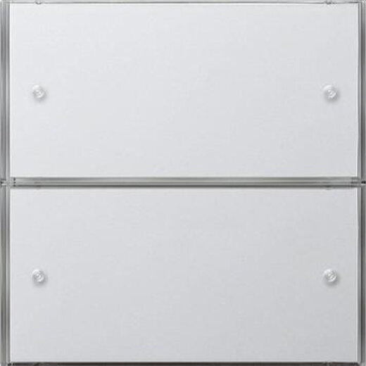 Gira Tastsensor 2032112 3 KNX Komfort 2fach Flaeche rw