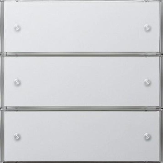 Gira Tastsensor 2033112 3 KNX Komfort 3fach Flaeche rw