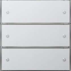 Gira Tastsensor 2033112 3 KNX Komfort 3fach Flaeche rw