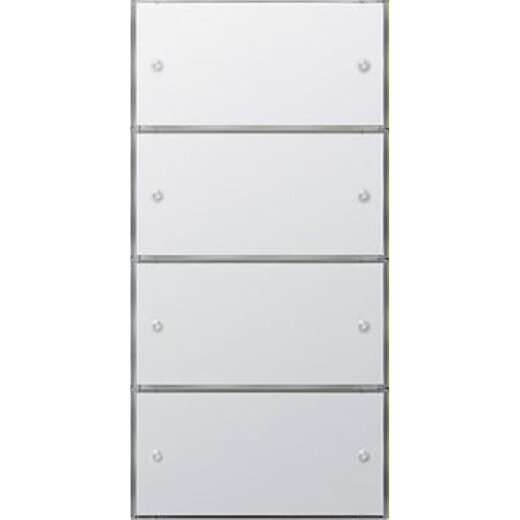 Gira Tastsensor 2035112 3 KNX Komfort 4fach 2+2Flaecherw
