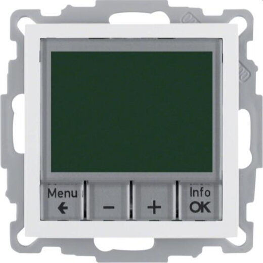 Berker Raumtemperaturregler M320448989 polarweiss glaenzend