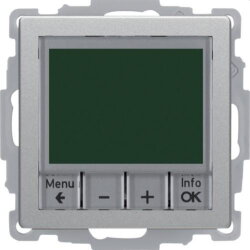 Berker Raumtemperaturregler M3Schliesser Qx alu samt...