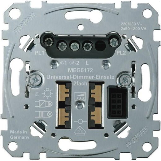 Merten Dimmereinsatz MEG5172-0000 2fach