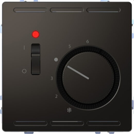 Merten Raumtemperaturregler 230V Anthrazit System Design