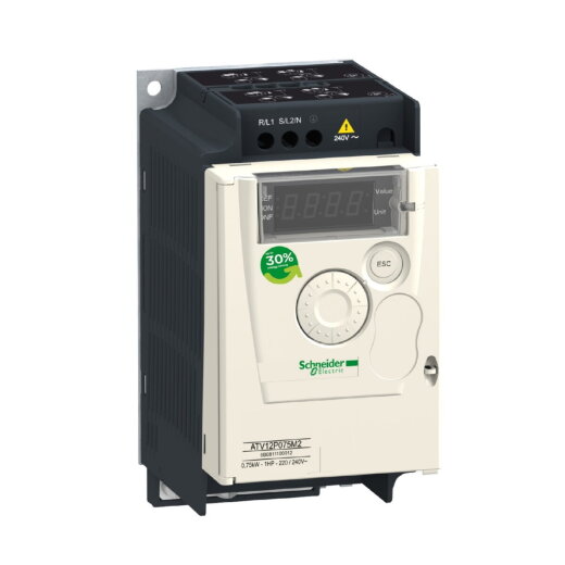 Schneider Electric Frequenzumrichter 1ph 200V 0,75kW Kühlkörper TB ATV12P075M2