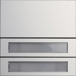 Gira Ruftastenmodul 5532926 2fach System 106 Aluminium...