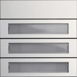 Gira Ruftastenmodul 5533926 3fach System 106 Aluminium...