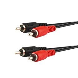 E+P Audio-Anschl.-Kabel B 33/2 2 Cinchst.+2 Cinchst. 2,5m...