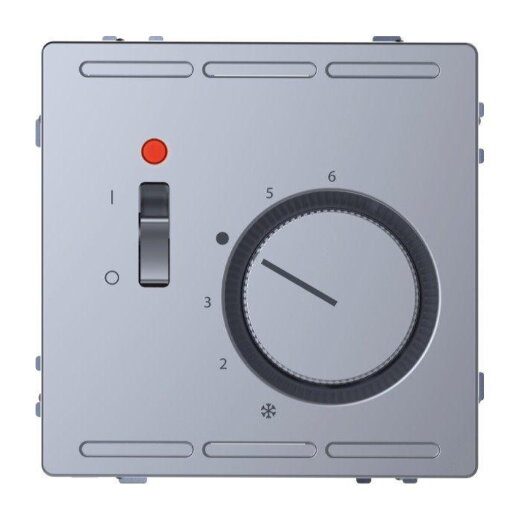 Merten Raumtemperaturregler 230V Edelstahl System Design