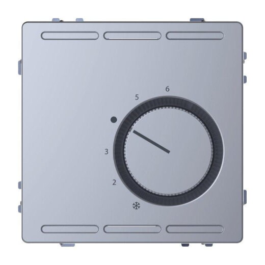 Merten Raumtemperaturregler 230V Edelstahl System Design
