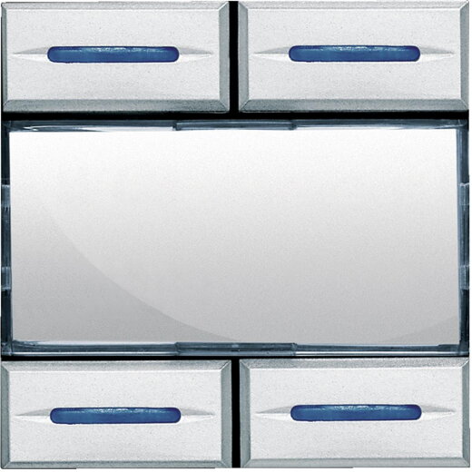 Bticino Taster HC4680 alu
