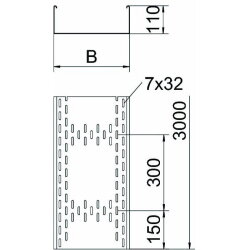 OBO Kabelrinne BKRS 1110 FS begehbar