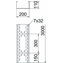 OBO Kabelrinne BKRS 1120 FS begehbar