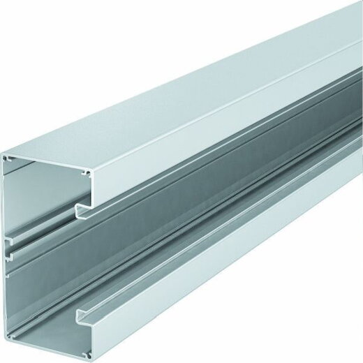 OBO Alu-Geräteeinbaukanal GA-S70130RW 70x130 reinweiss symmetrisch