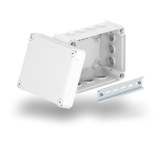 OBO Kabelabzweigkasten T 160 HD LGR mit hohem Deckel