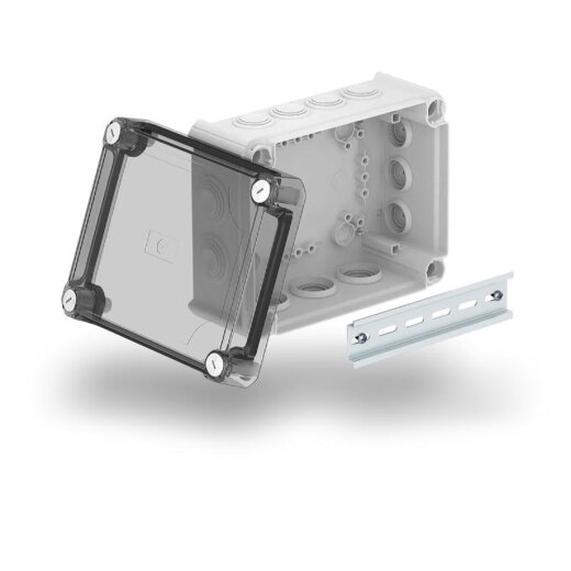 OBO Kabelabzweigkasten T 160 HD TR mit transparentem Deckel