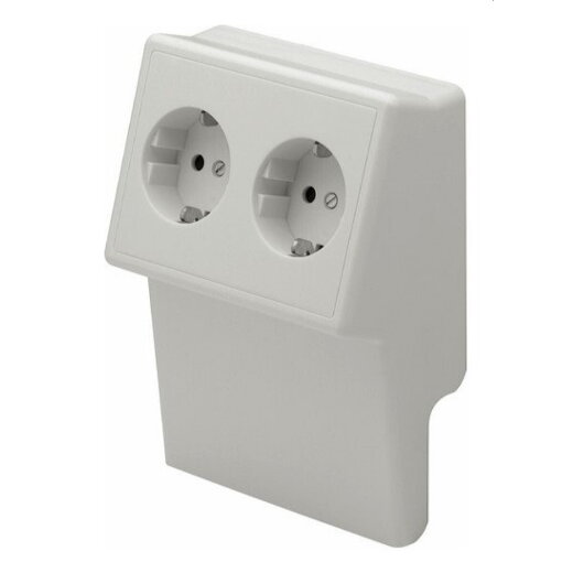 Gewiss Doppelgerätetank NP42844 SLK-SLTK 20x70 RAL9010 NP42844