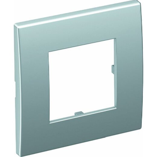 OBO Abdeckrahmen AR45-F1 AL Modul 45 1fach alu lackiert