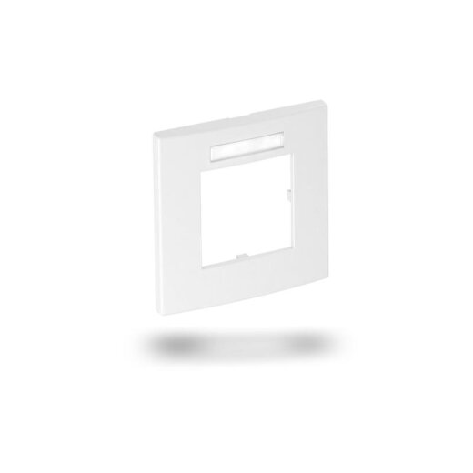 OBO Abdeckrahmen AR45-BSF1 RW Modul 45 1fach reinweiss