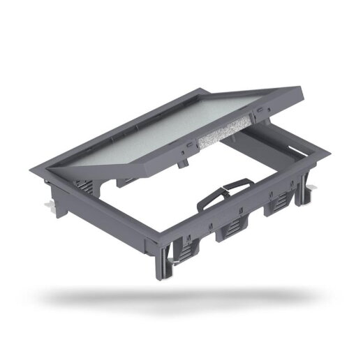 OBO Geräteeinsatz GES6-2U10T 7011 eisengrau