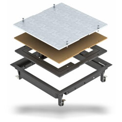 OBO Zugdoseneinsatz ZES9-2 U10T 9011 graphitschwarz