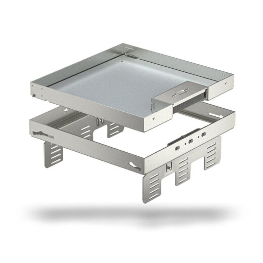 OBO Quadratische Kassette RKSN2 UZD3 9VS20 m. Auslass 243x243mm